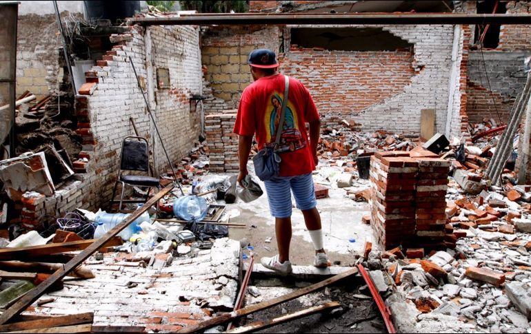 En total son mil 275 departamentos con daño total ubicados en Cuernavaca, Cuautla, Jiutepec, Jojutla y Tepoztlán. NTX/ARCHIVO