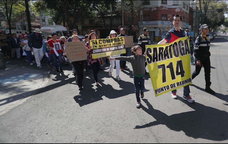 Cientos de personas formaron dos contingentes que marcharon desde distintos puntos. SUN / A. Acosta