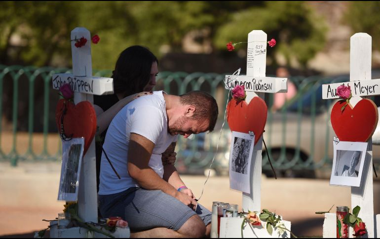 Paddock abrió fuego contra una multitud y mató a 58 personas e hirió a unas 500. AFP/R. Beck