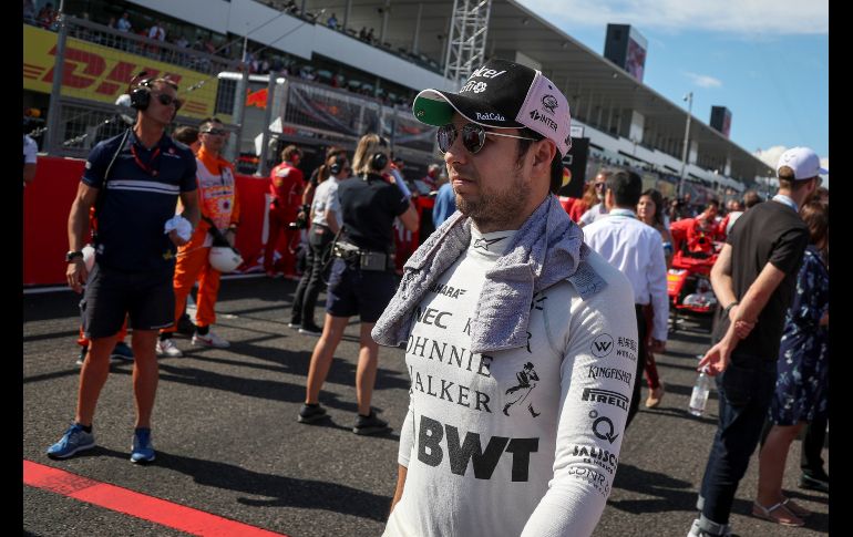 Sergio Pérez fue el séptimo clasificado en la carrera de este domingo en el Gran Premio de Japón. EFE/D. Azubel