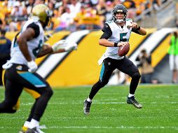 El quarterback de Jacksonville, Blake Bortles, lanzó sólo para 95 yardas y una intercepción. AFP/J. Sargent