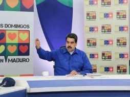 Maduro hizo el anuncio en su programa dominical de radio y televisión. TWITTER / @PresidencialVen