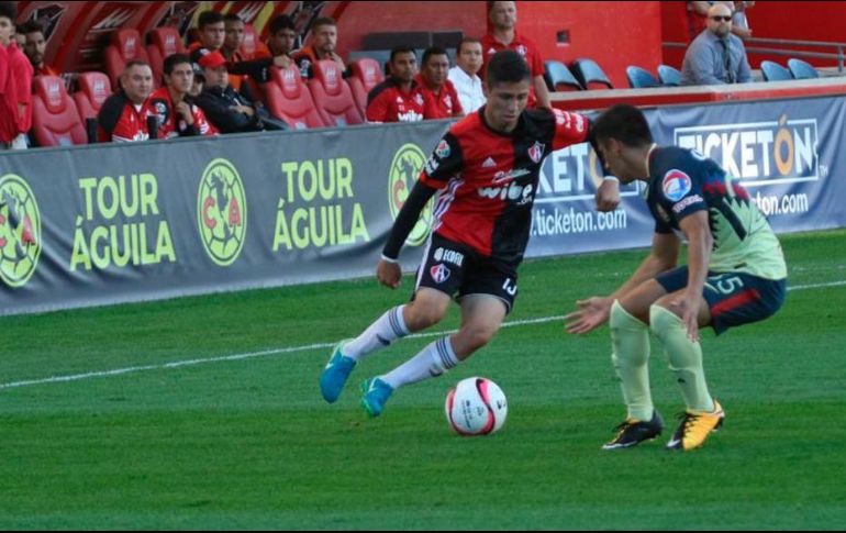 El club de futbol América sigue encendido y con un cuadro plagado de suplentes. TWITTER / www.atlasfc.com.mx