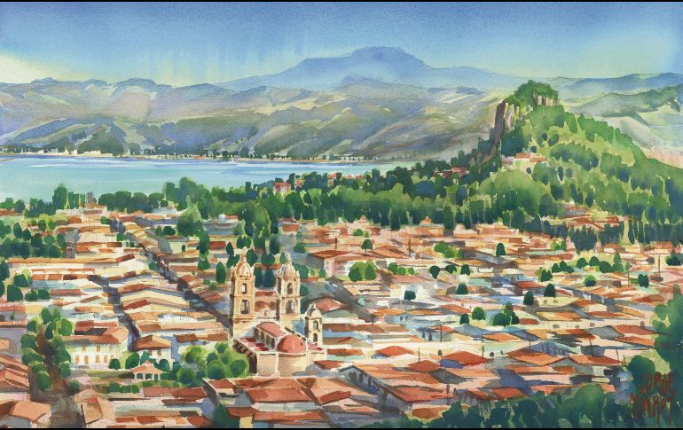 El mar de pinos y oyameles que rodea los cerros y el valle en sí, lo hace un oasis verde en el corazón del país. ESPECIAL / J. Monroy