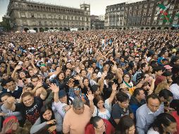 Asistencia. Al concierto llegaron poco más de 120 mil personas. AP