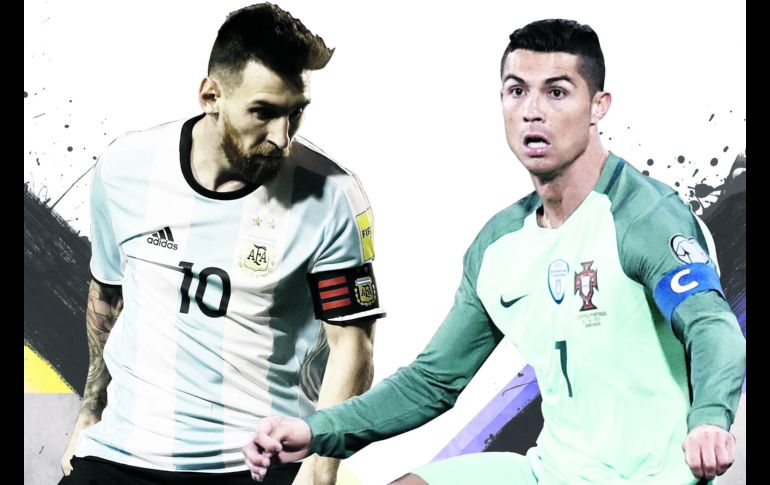 Un fracaso de Argentina o Portugal daría argumentos a quienes cuestionan la posición de Messi y Cristiano como mejores jugadores de la historia. EL INFORMADOR/A. Muñoz