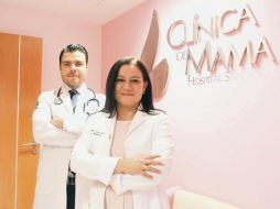 Martín López y Ana Cortés, médicos de la Clínica de Mama del Hospital San Javier. ESPECIAL