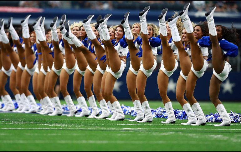 Las porristas de los Vaqueros de Dallas saben bien cómo animar a su equipo esta temporada.
