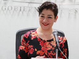 Magdalena Ruíz Mejía, titular de la Semadet, comentó en rueda de prensa sobre las actividades de conservación. ESPECIAL/ SEMADET