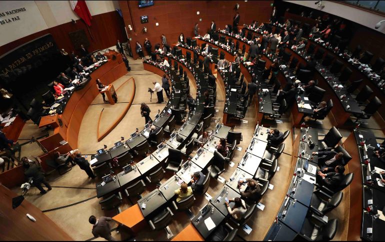 El 90% del Senado, es decir, 116 legisladores obtuvieron una calificación menor a 60 puntos. SUN / ARCHIVO