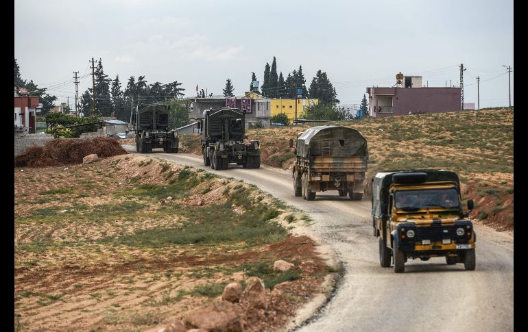 Efectivos gubernamentales desarrollan varias ofensivas contra el EI en distintas partes de Siria. AFP/I. Akengin