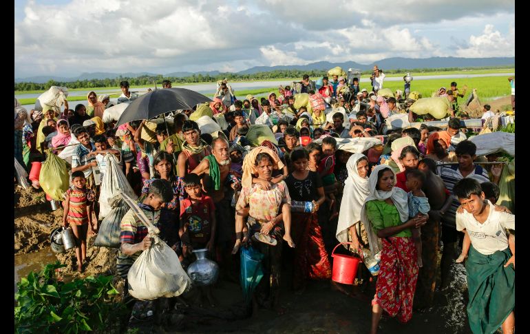 Más de medio millón de rohinyás han abandonado sus hogares desde que empezó la campaña del Ejército birmano.