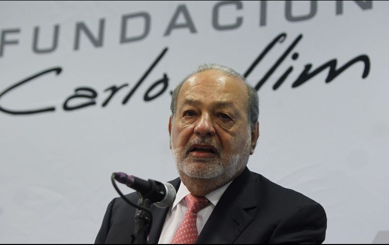 La Fundación de Carlos Slim aportó cinco pesos por cada peso donado, por lo que la cifra de la organización fue de mil 978 millones 191 mil pesos, precisó el empresario. EFE / S. Gutiérrez