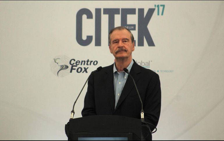 Vicente Fox Quesada organizó el Foro CITEK, en el cual José Antonio Meade tuvo participación; lo cual fue criticado por Andrés Manuel López Obrador. FACEBOOK / Vicente Fox Quesada