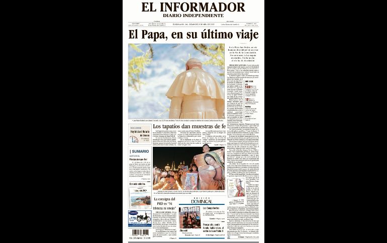 2005: Juan Pablo II, el Papa viajero, fue recordado en Guadalajara por los fieles católicos.