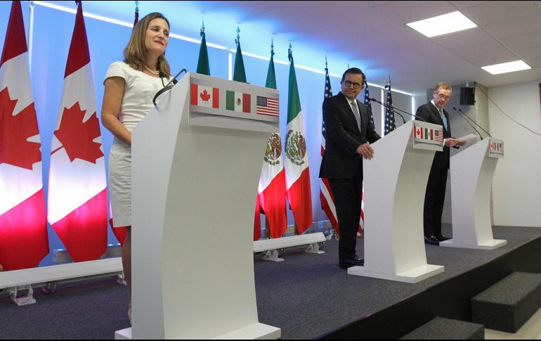 En esta ronda, Canadá y México esperan que Estados Unidos haga propuestas concretas respecto a las reglas de origen en el sector automotriz. NOTIMEX / ARCHIVO