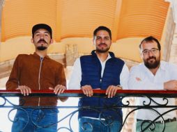 Organizadores. De izquierda a derecha:Cristopher de Alba, Diego Escobar y José Luis Pérez. EL INFORMADOR/E. Barrera