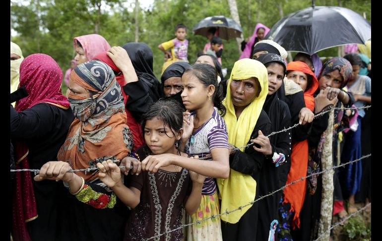 Las fuerzas de seguridad birmanas, con la complicidad de individuos armados budistas de la zona, se encargaron de expulsar a los rohinyás. EFE/A. Abdullah