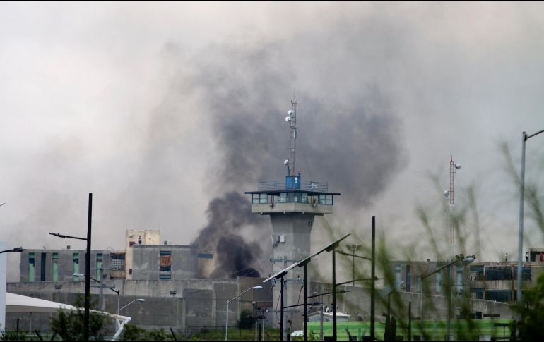 Entre la noche del lunes y la madrugada del martes se registraron disturbios en el penal, con un saldo de 30 heridos. EFE / ESPECIAL