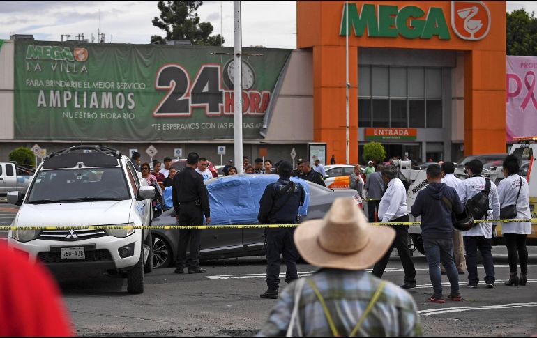 Se inició la carpeta de investigación por el homicidio en el estacionamiento de un centro comercial en Insurgentes Norte. SUN / G. Perea
