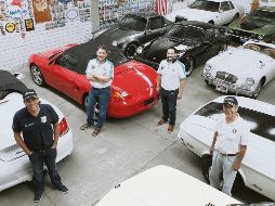 Preparados. Los pilotos Xavier Lamadrid hijo, Ricardo Ramírez, Alejandro Ramírez y Xavier Lamadrid padre se declararon listos para la competencia. EL INFORMADOR/A. Camacho
