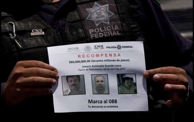 La PGR ofreció 60 millones de pesos por Joaquín Guzmán cuando éste escapó por un túnel del Altiplano. AP / ARCHIVO