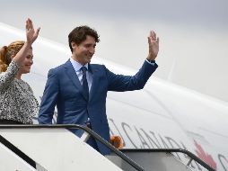 Trudeau llega procedente de Washington. AFP / R. Schemidt