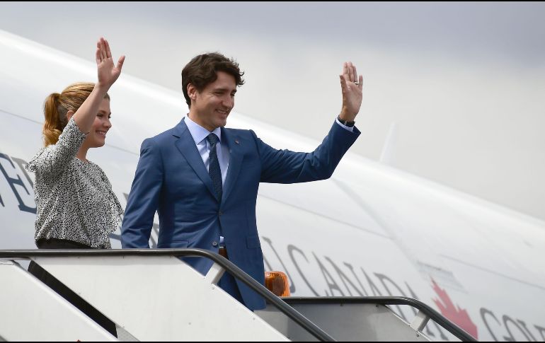 Trudeau llega procedente de Washington. AFP / R. Schemidt