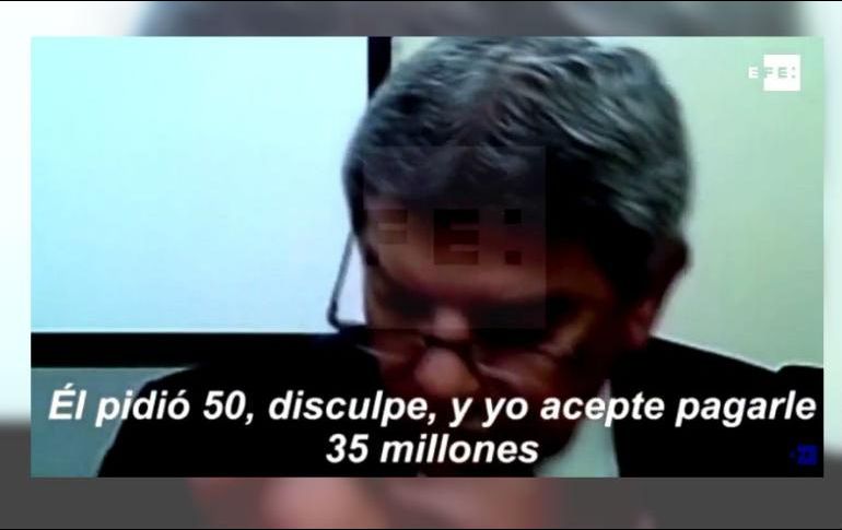 El exejecutivo relata en un vídeo con fecha del 15 de diciembre de 2016 que se reunió en varias ocasiones con Mata. YOUTUBE / AGENCIA EFE