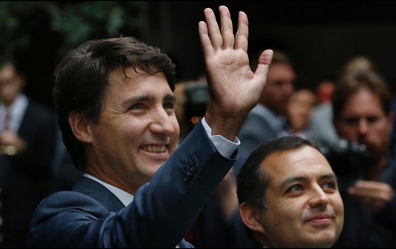 El primer ministro canadiense fue recibido en sesión solemne del Senado. AP / M. Ugarte
