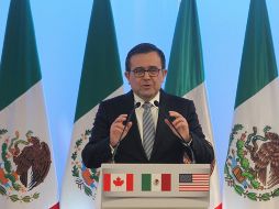 Ildefonso Guajardo, secretario de Economía, reconoció que la cuarta ronda de negociaciones del TLC se ha tornado muy compleja. NTX/ARCHIVO