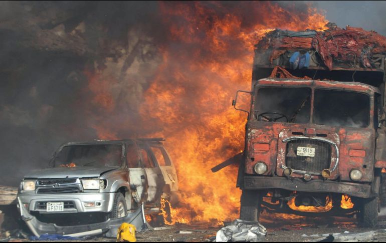 Otras 15 personas resultaron heridas tras la explosión.  EFE/S. Yusuf