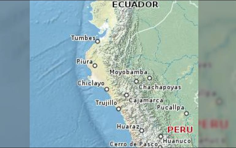 El sismos se registró a las 14:36 hora local y su epicentro se localizó 10 kilómetros al sureste de Matucana. ESPECIAL/IGP