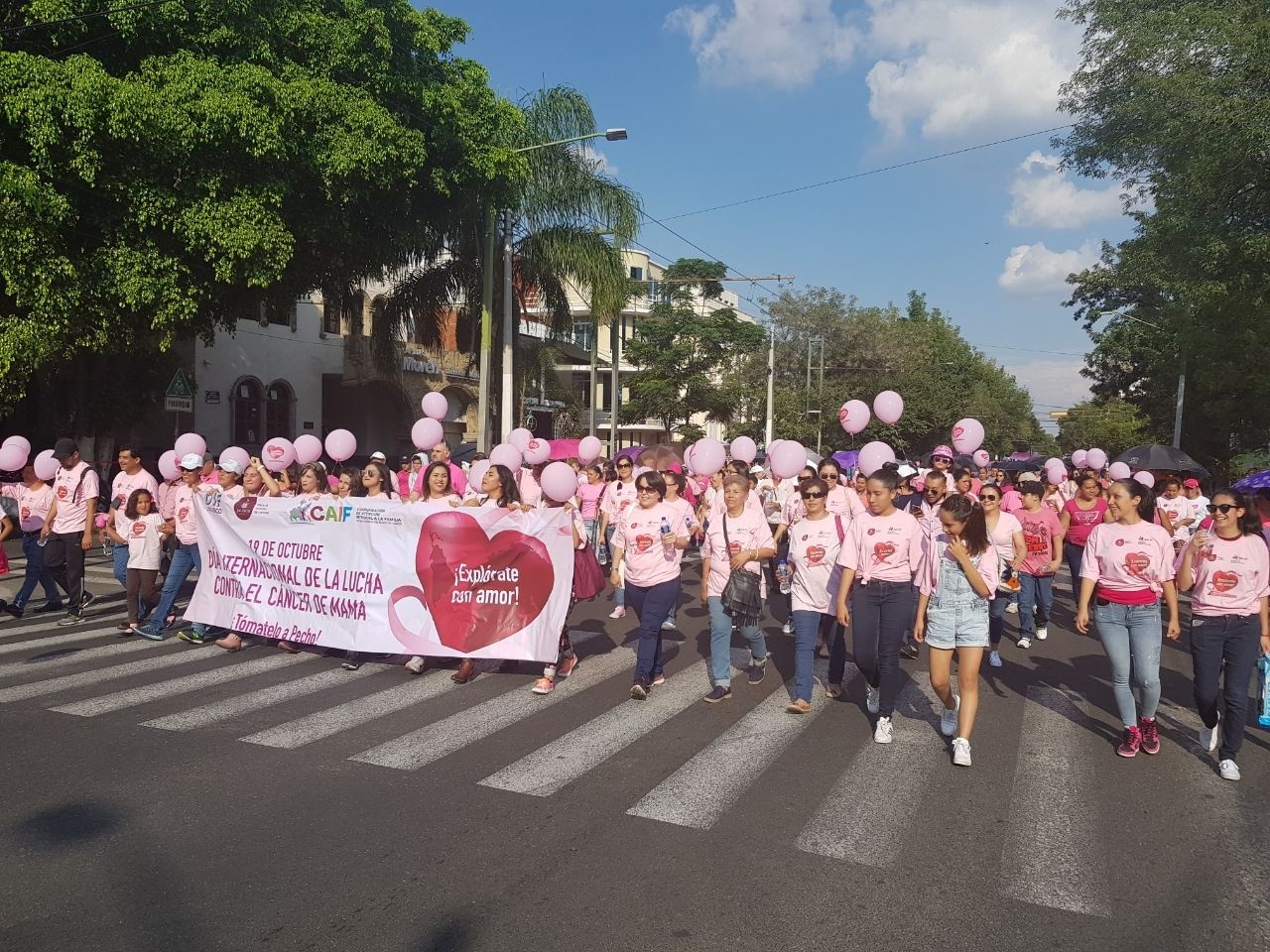Marcha contra cáncer de mama en Jalisco rompe récord Guinness | El ...