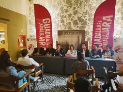 Autoridades en el anuncio del festival. EL INFORMADOR / E. Esparza