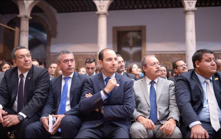 El coordinador Marko Cortés Mendoza precisó que el Fondo Único se conformaría con los recursos públicos destinados a la reconstrucción, así como por toda la ayuda nacional e internacional que ha llegado. FACEBOOK / Marko Cortés