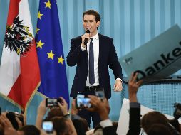 Sebastian Kurz, de tan sólo 31 años de edad, alcanzó 31.7 % de la votación. EFE/C. Bruna