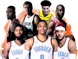 La lucha por el Oeste pinta para ser de todos contra Golden State. EL INFORMADOR/J. López