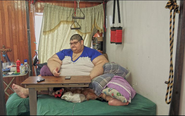 Si sus niveles metabólicos se mantienen normales será intervenido de nuevo, la meta es que pese entre 95 y 100 kilos. EL INFORMADOR/E. Barrera