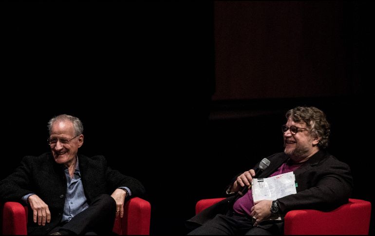 El acto tuvo lugar en el marco del noveno festival Lumiere que realiza una retrospectiva del cine de Guillermo del Toro y un ciclo de sus películas favoritas. AFP/J. Pachoud