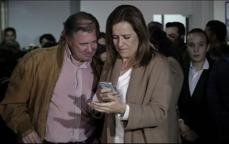 La ex primera dama agregó que no descarta nada ni la posibilidad de ser abanderada del Frente Ciudadano por México o de otro partido. SUN / A. Acosta