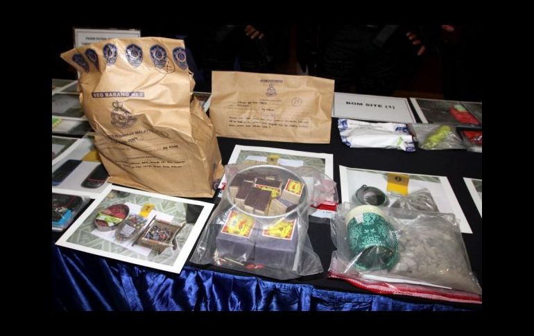 En rueda de prensa, la Policía informó que las detenciones se practicaron la semana pasada y permitieron la incautación de cinco bombas. ESPECIAL/THE STAR NEWS