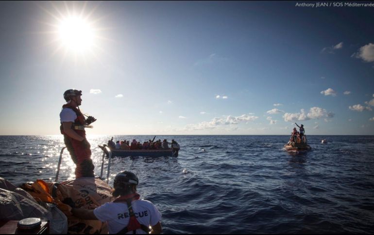 Desde 2016 SOS Mediterráneo ha rescatado migrantes que intentan llegar a Europa por mar. FACEBOOK/ @sosmedfrance