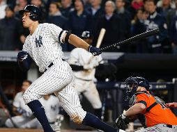 Uno de los héroes ofensivos de la victoria fue el novato sensación Aaron Judge. AP / K. Willens