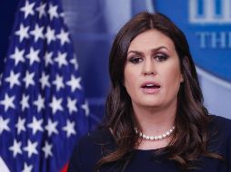 La portavoz de la Casa Blanca resaltó que Trump quiere asegurarse de que se tenga un acuerdo que beneficie a los trabajadores estadounidenses. EFE / S. Thew