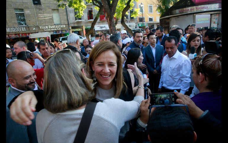 La aspirante a una candidatura pretende recabar un millón de firmas, diez por ciento de las cuales espera que provengan de Jalisco. EL INFORMADOR / M. Vargas