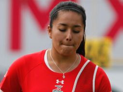 Mariana Avitia cayó ante la  argentina Florencia Leithold por marcador de 4-6. NOTIMEX/J. Pazos