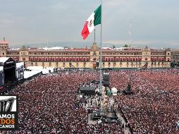 El INAH descartó la semana pasada que el concierto en el Zócalo hubiera provocado daños adicionales en el recinto. ESPECIAL