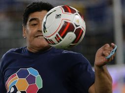 Una vez que el “Diego” se retiró de las canchas, su complexión física fue en aumento, al grado de poner en riesgo su vida. AP/Archivo