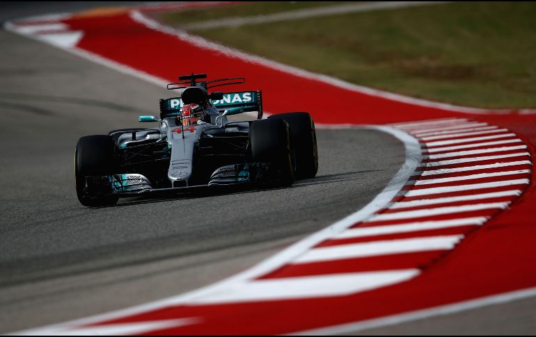 Hamilton lidera la clasificación de pilotos y podría coronarse campeón del mundo este domingo. AFP/C. Mason